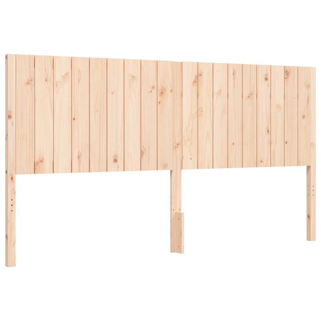Cadre de lit sans matelas bois massif de pin - XIOS