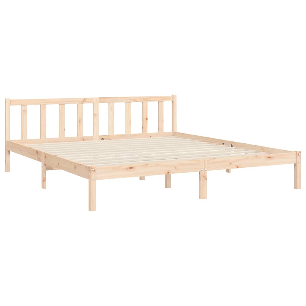 Cadre de lit sans matelas bois massif de pin - XIOS