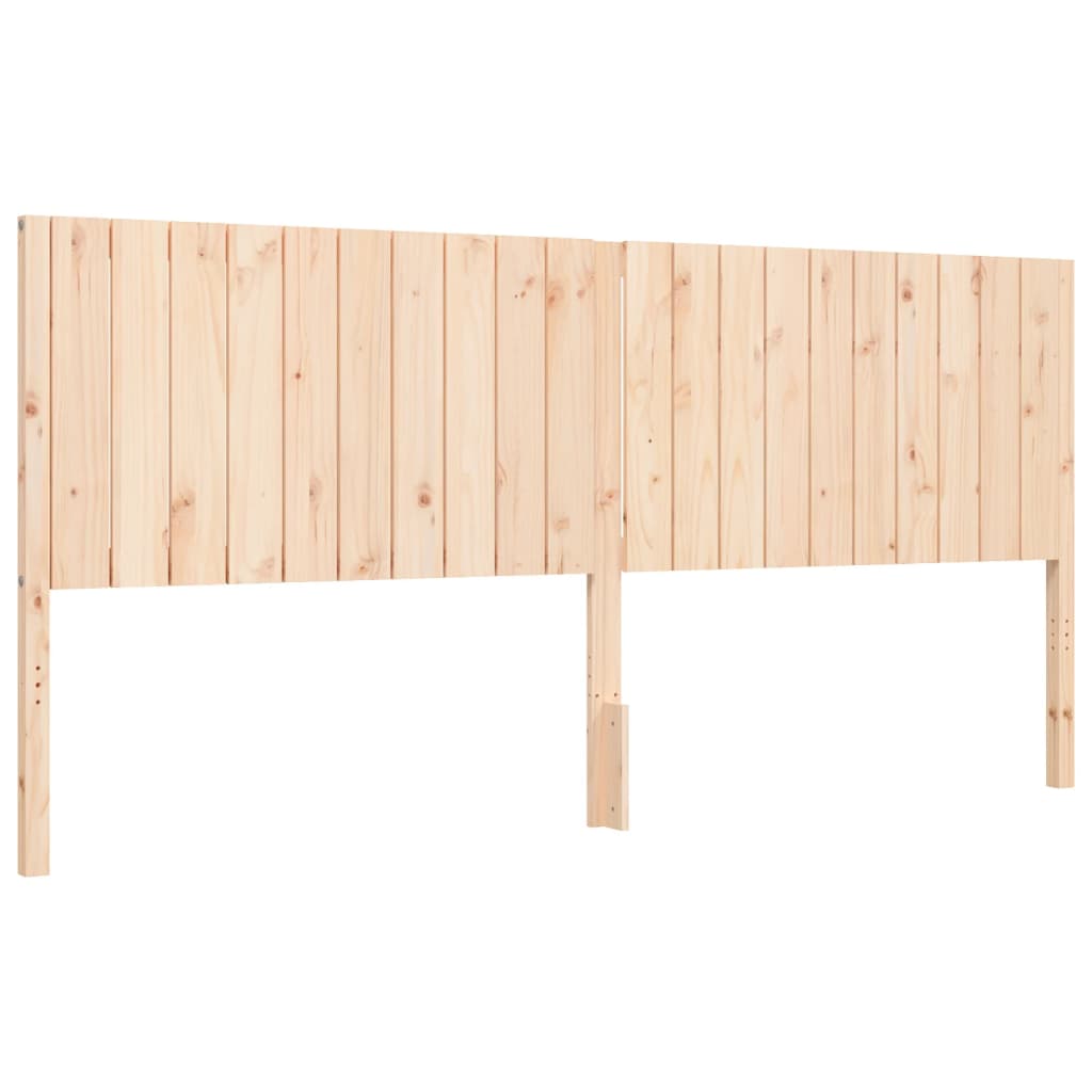 Cadre de lit sans matelas 200x200 cm bois massif de pin - XIOS