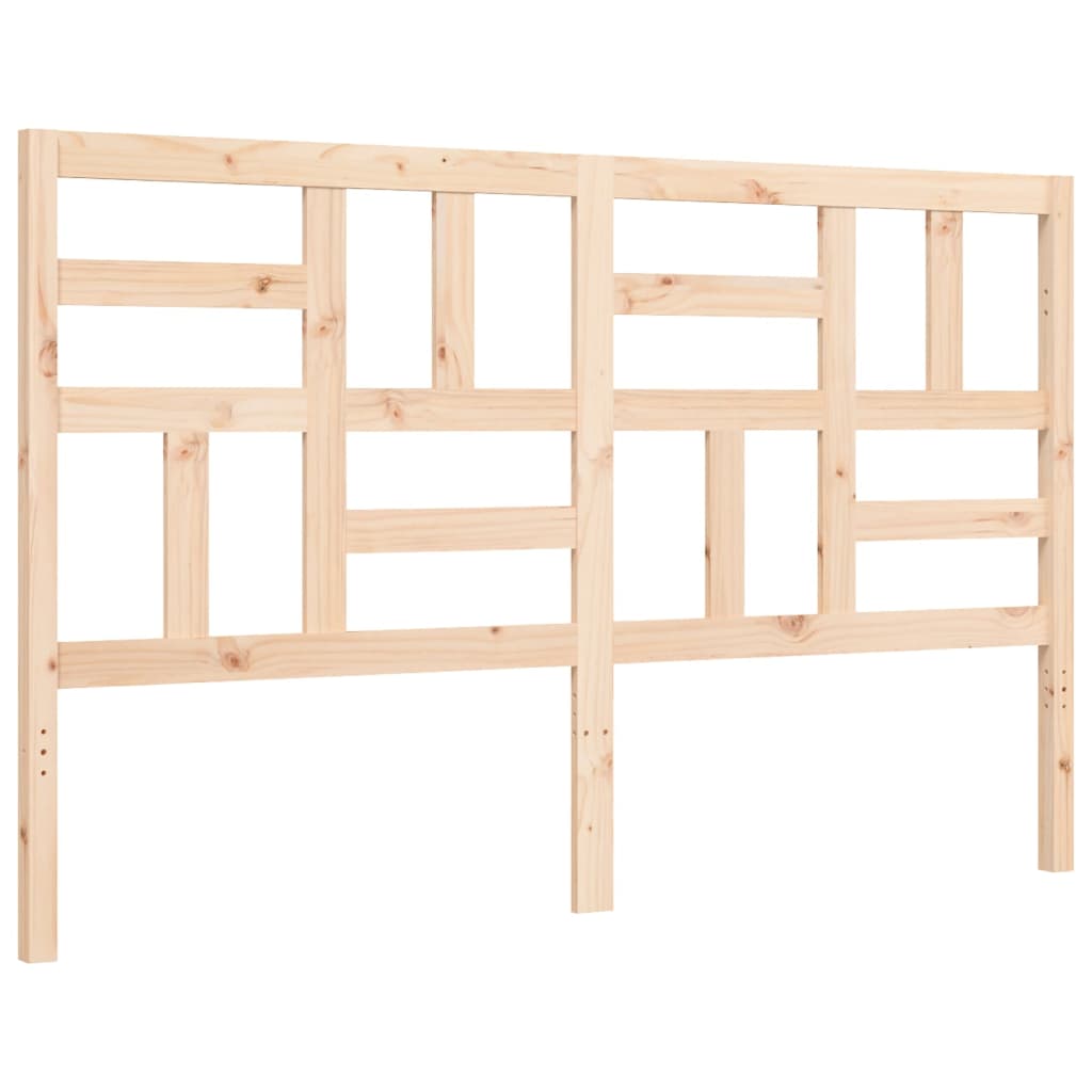 Cadre de lit sans matelas 160x200 cm bois massif de pin - XIOS