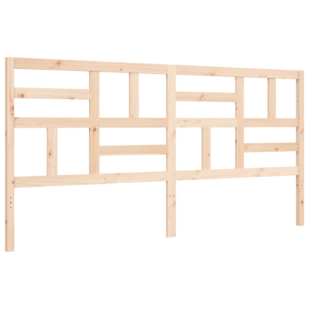 Cadre de lit sans matelas bois massif de pin