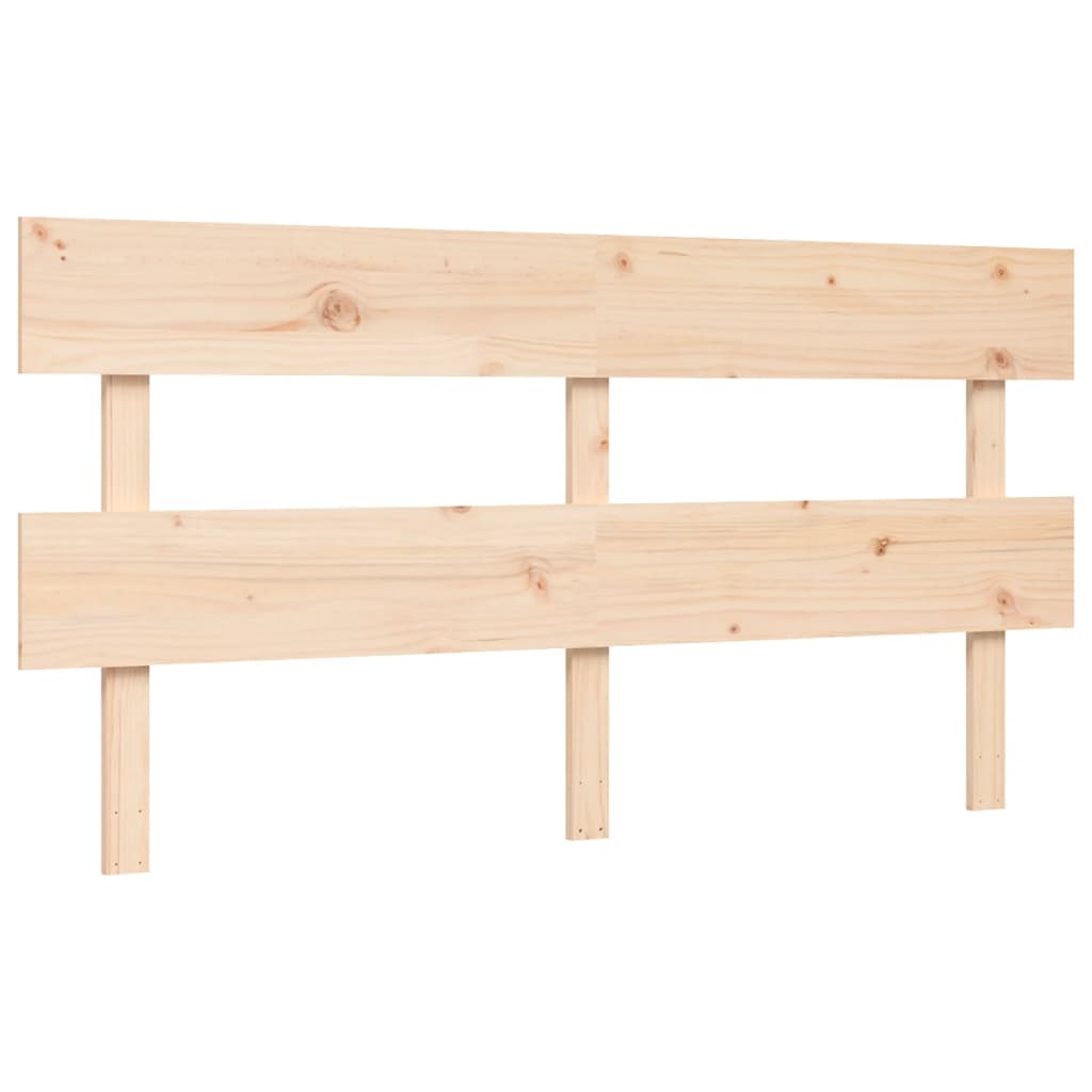 Cadre de lit sans matelas 160x200 cm bois massif de pin - XIOS