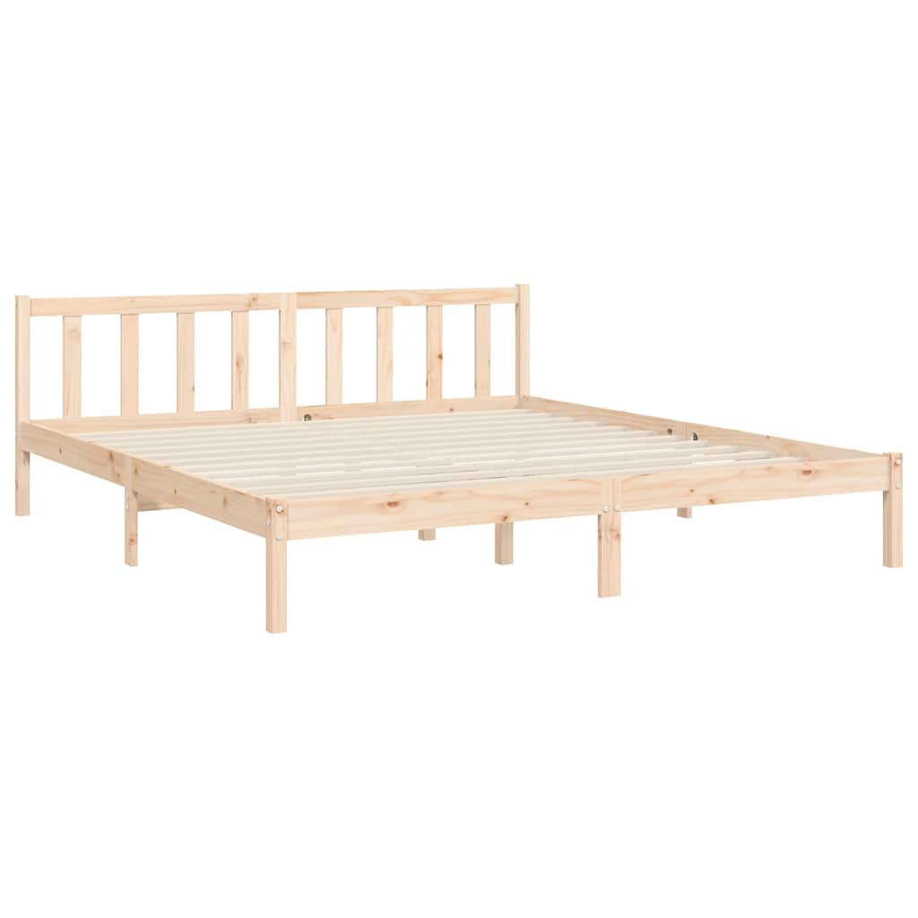 Cadre de lit sans matelas bois massif de pin - XIOS
