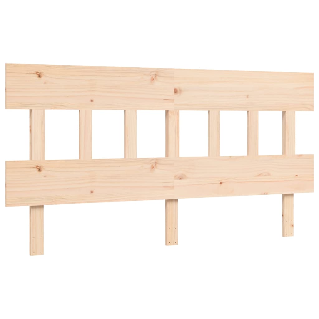 Cadre de lit sans matelas 160x200 cm bois massif de pin - XIOS
