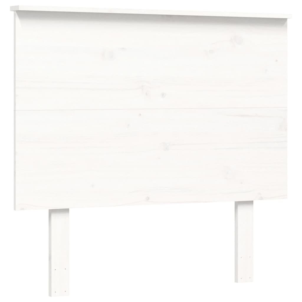 Cadre de lit sans matelas blanc 100x200 cm bois de pin massif - XIOS