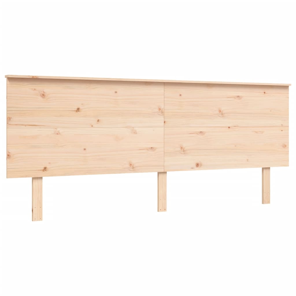 Cadre de lit sans matelas 200x200 cm bois massif de pin