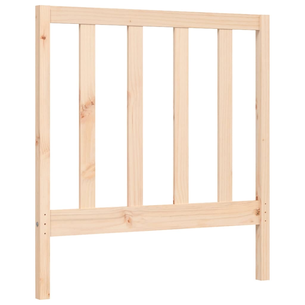 Cadre de lit sans matelas 90x200 cm bois de pin massif - XIOS