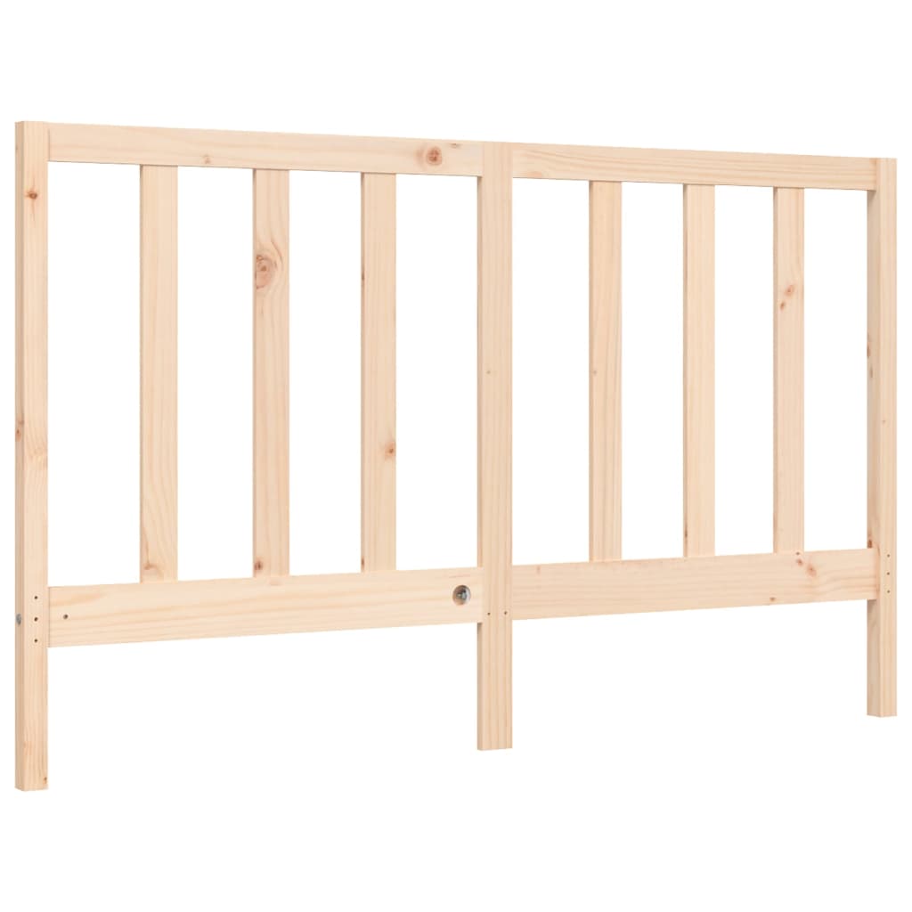 Cadre de lit sans matelas 160x200 cm bois massif de pin