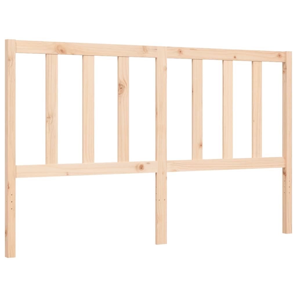Cadre de lit sans matelas 160x200 cm bois massif de pin - XIOS