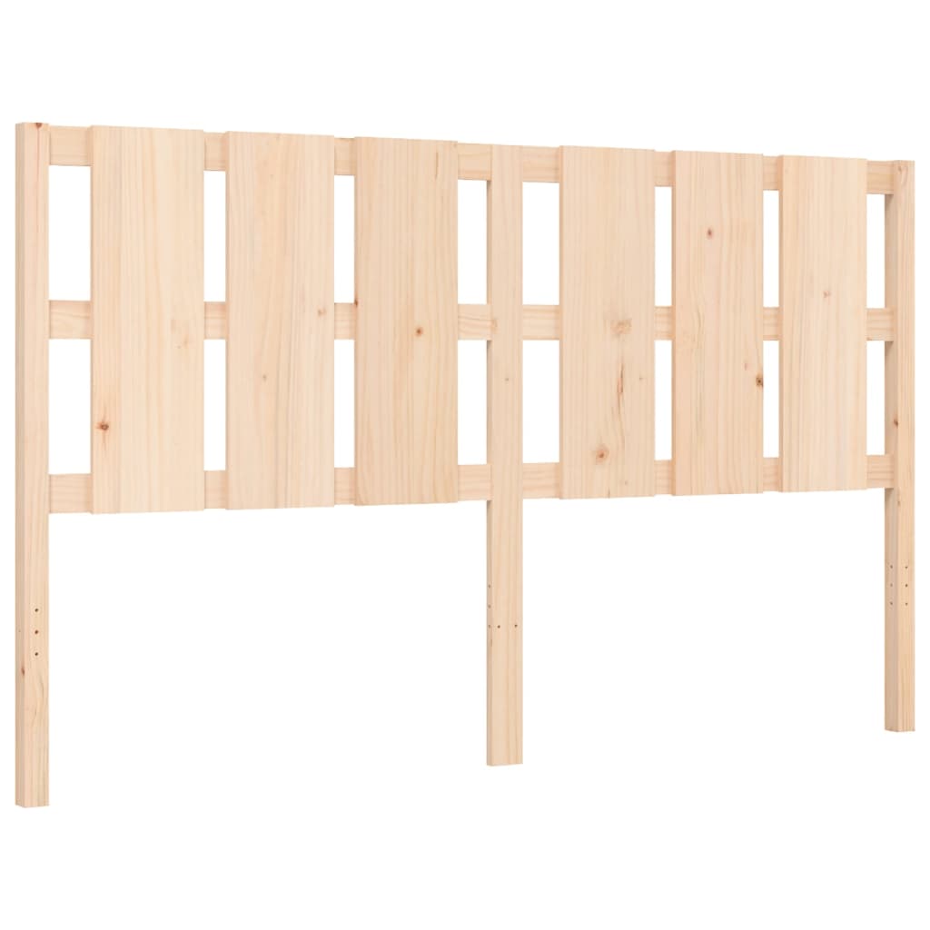 Cadre de lit sans matelas 160x200 cm bois massif - XIOS