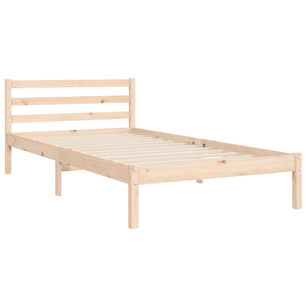 Cadre de lit sans matelas 100x200 cm bois massif - XIOS