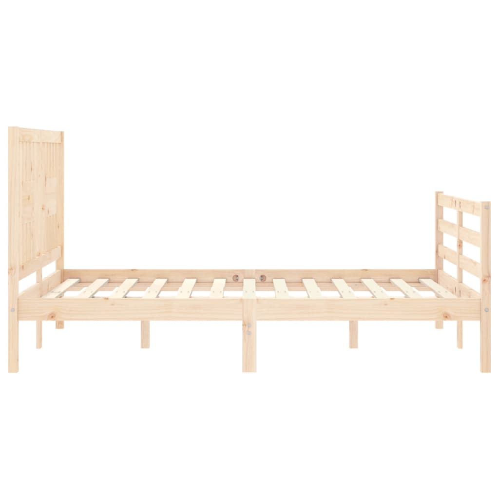 Cadre de lit sans matelas 90x200 cm bois massif - XIOS