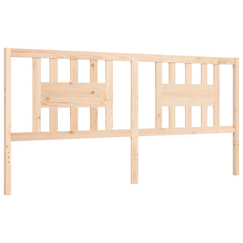 Cadre de lit sans matelas 200x200 cm bois massif - XIOS