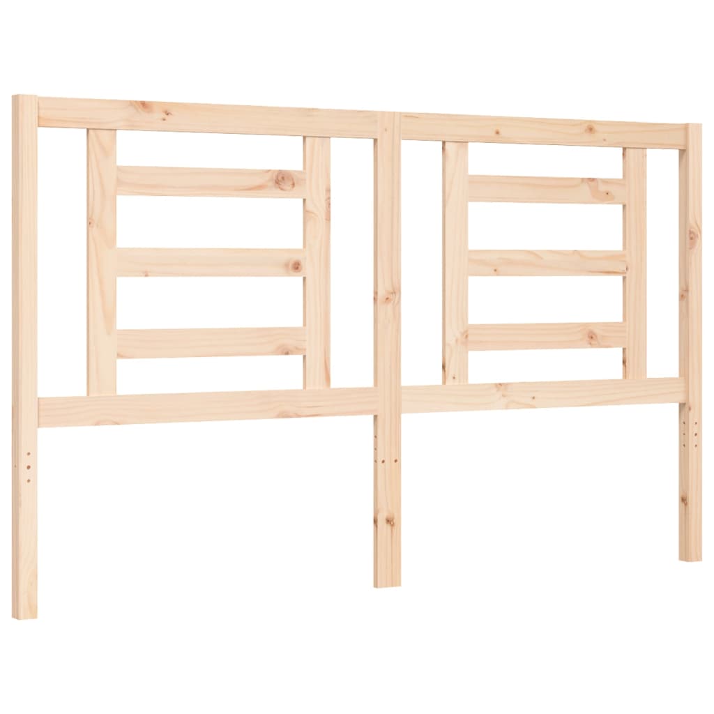 Cadre de lit sans matelas 160x200 cm bois massif - XIOS