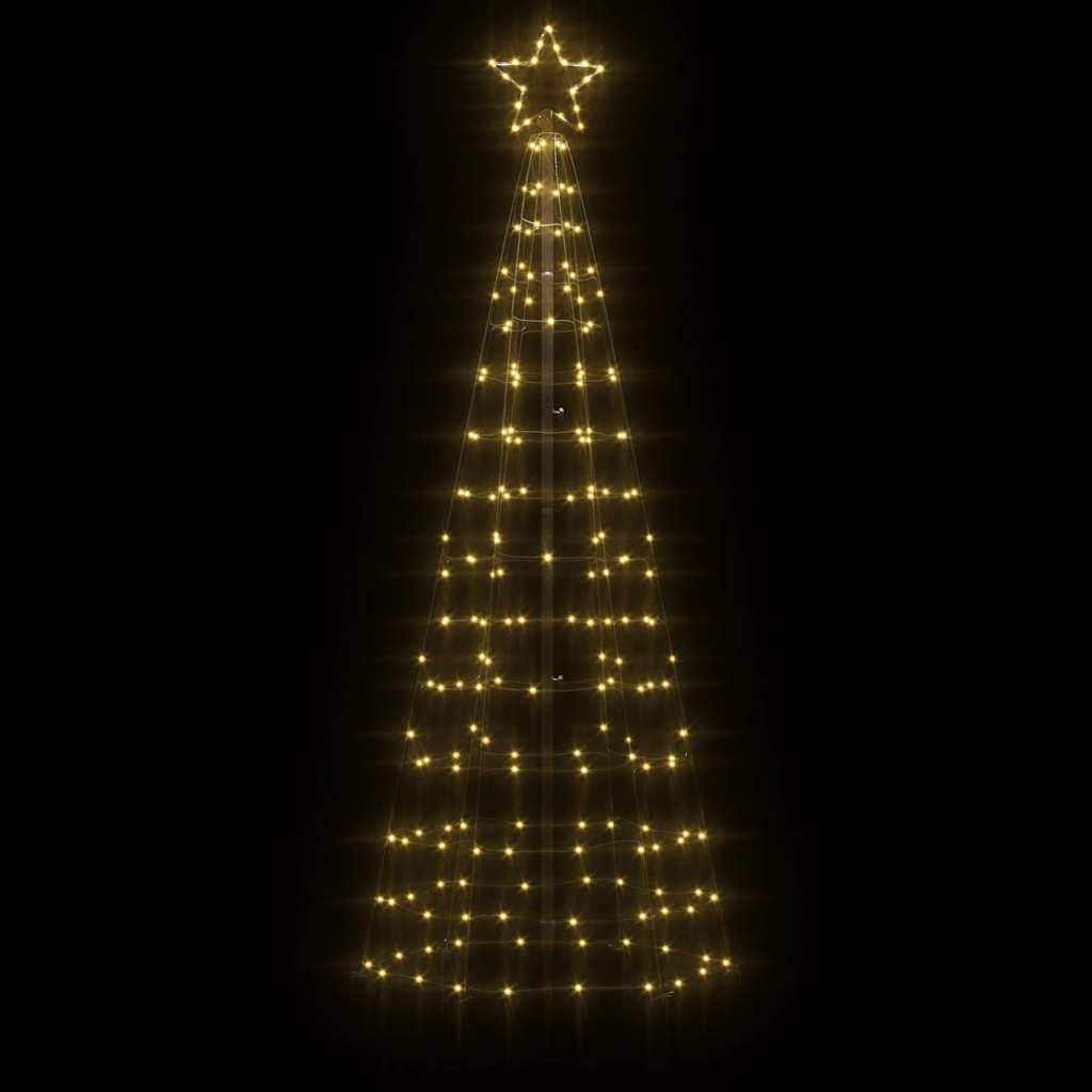 Sapin de Noël à LED avec piquets 220 LED blanc chaud 180 cm - XIOS
