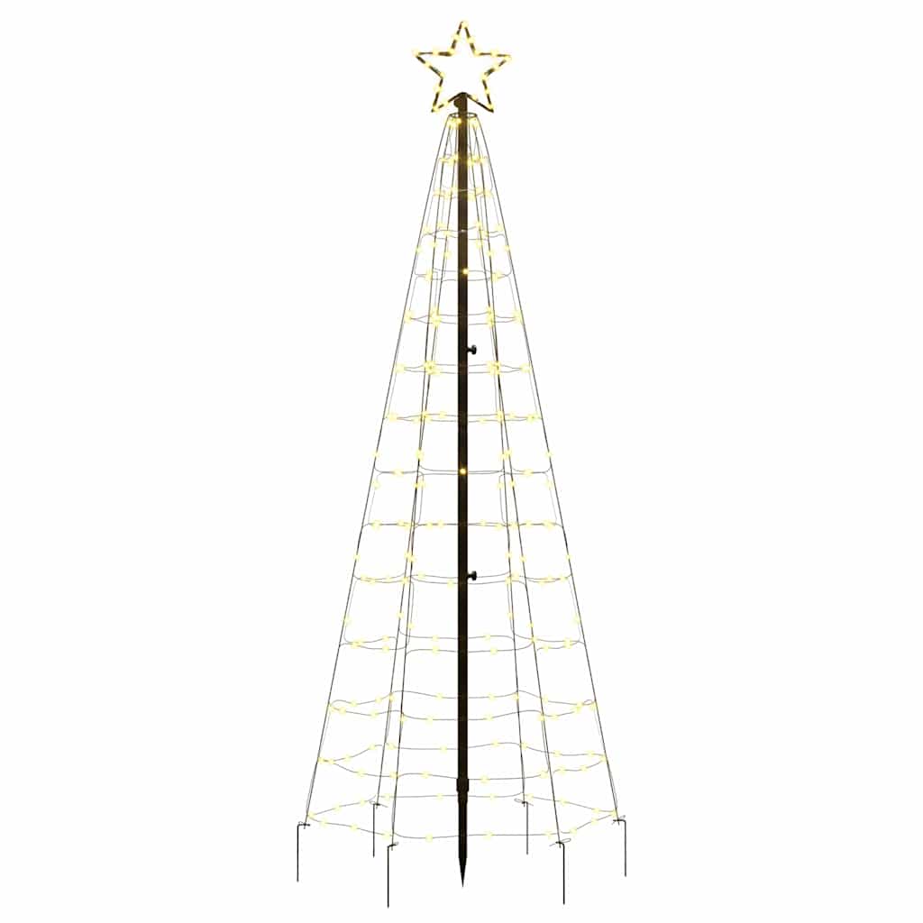 Sapin de Noël à LED avec piquets 220 LED blanc chaud 180 cm - XIOS