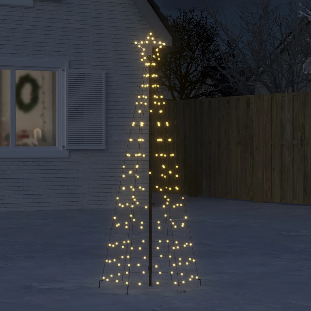 Sapin de Noël à LED avec piquets 220 LED blanc chaud 180 cm - XIOS