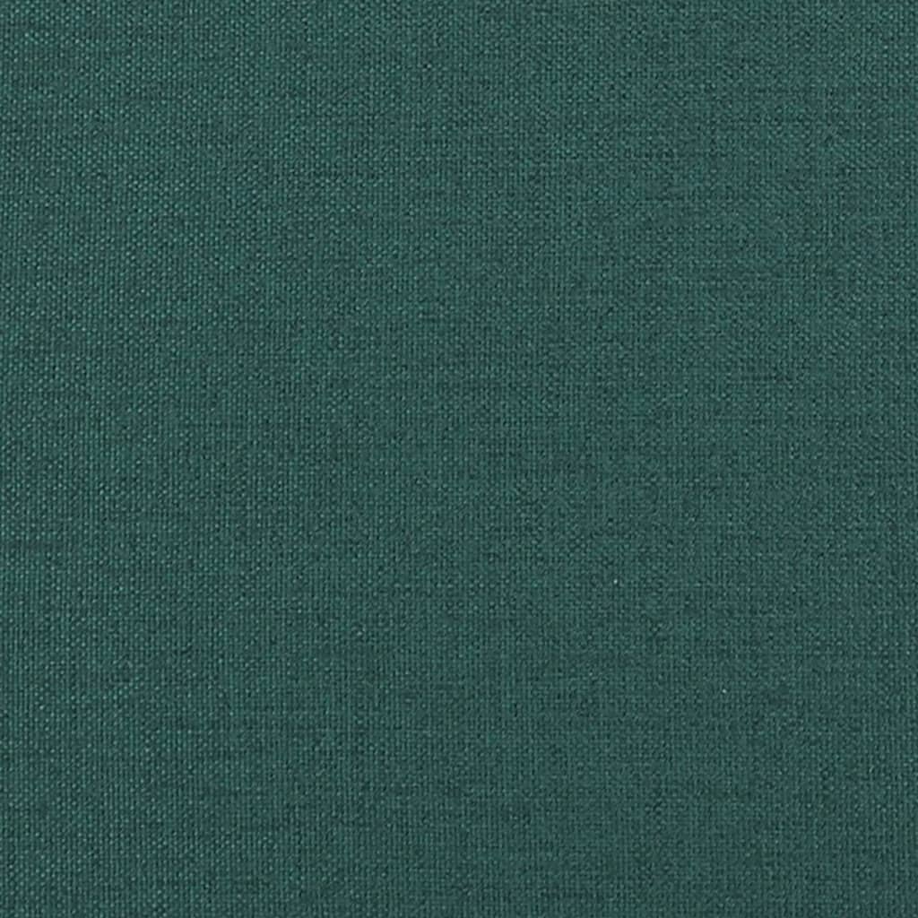 Fauteuil inclinable avec repose-pieds vert foncé tissu - XIOS