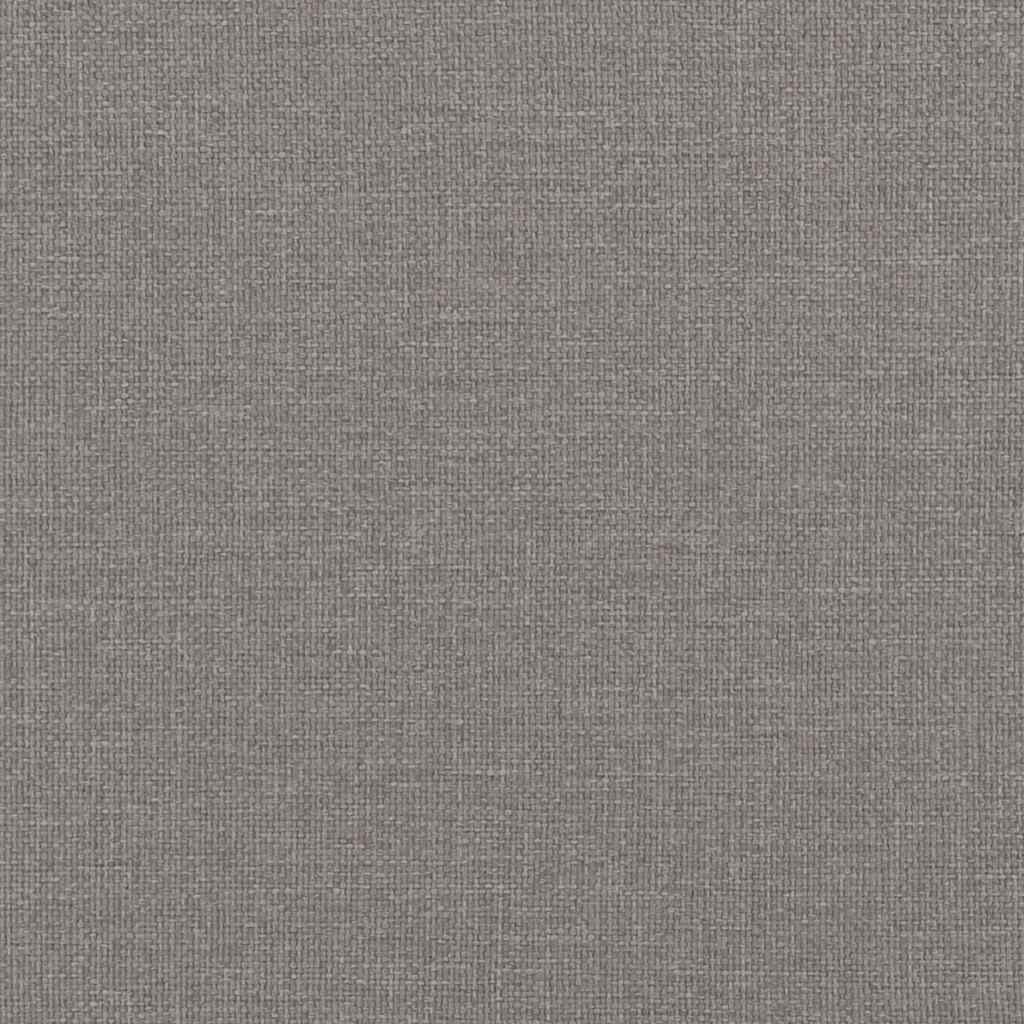 Fauteuil inclinable de massage avec repose-pieds taupe tissu - XIOS