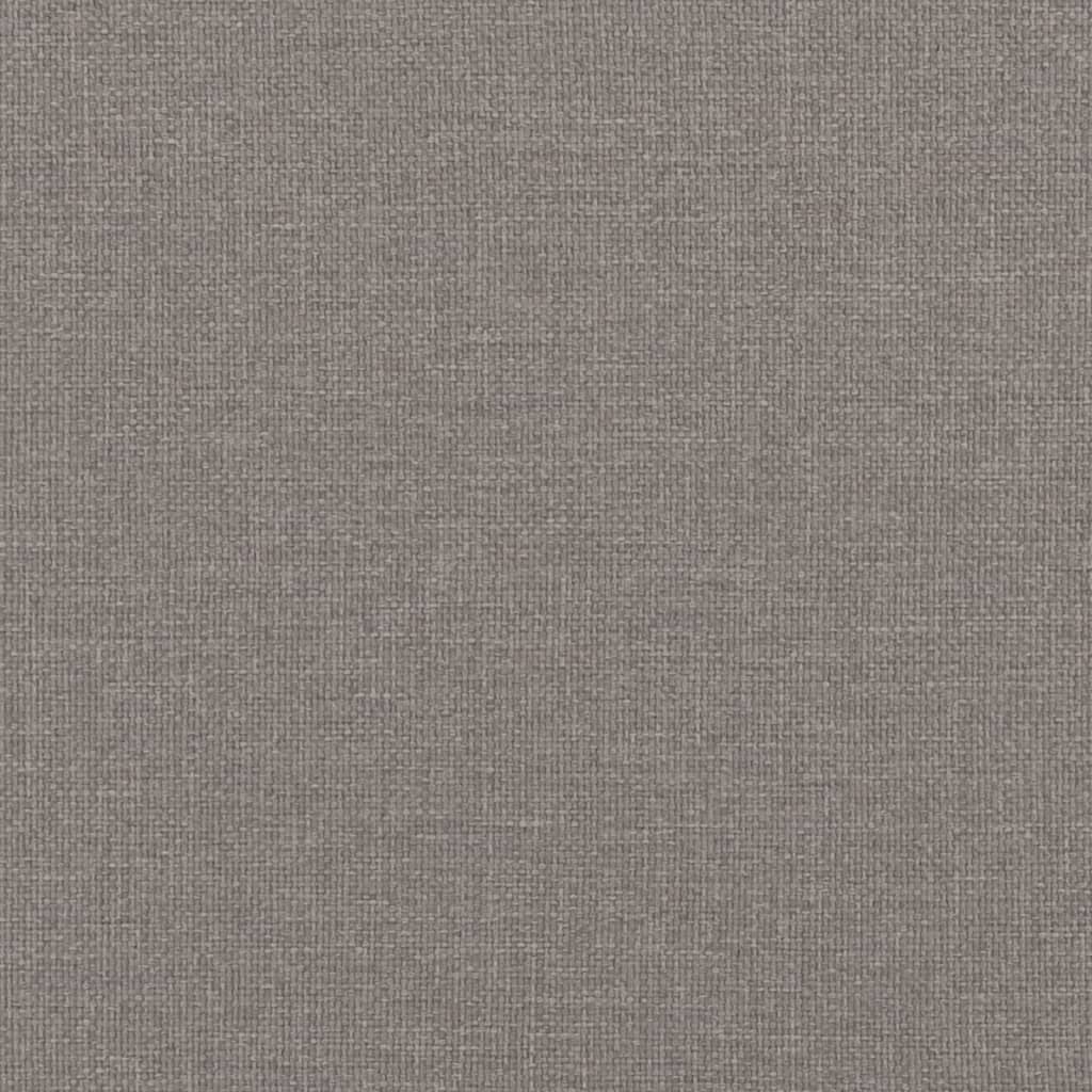 Fauteuil inclinable avec repose-pieds taupe tissu - XIOS