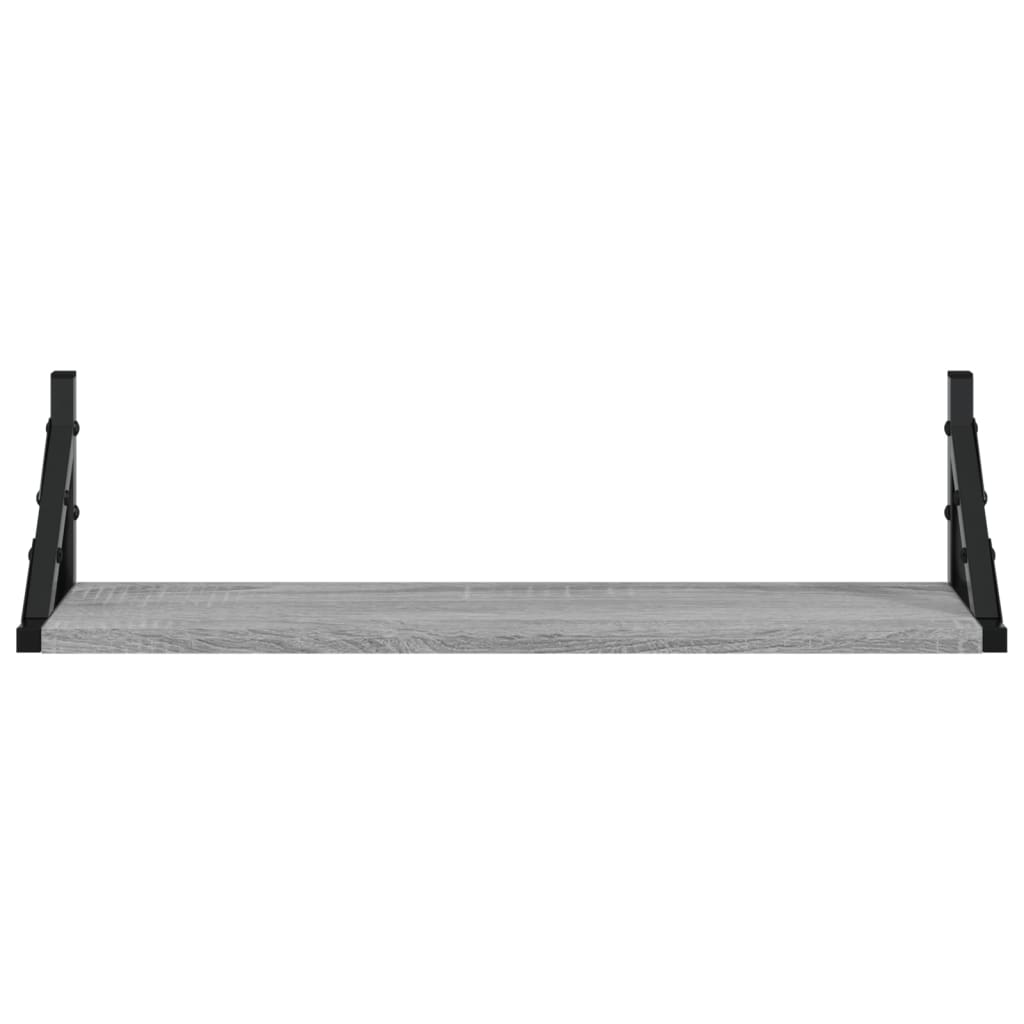Étagères murales 2 pcs sonoma gris 60x15x15,5 cm - XIOS
