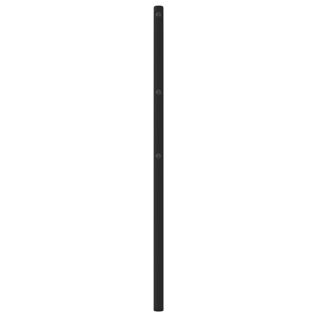 Tête de lit métal noir 90 cm - XIOS