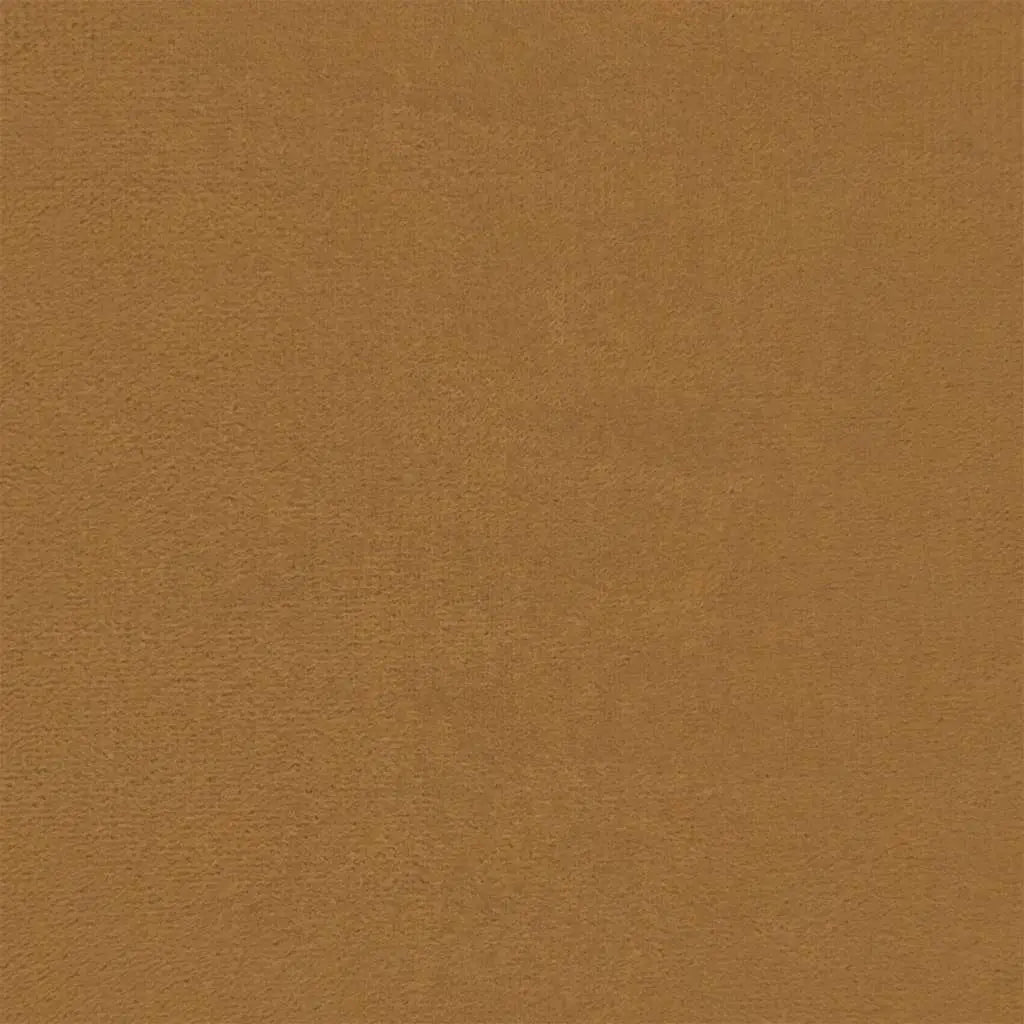Canapé 2 places avec oreillers décoratifs brun 140 cm velours - XIOS