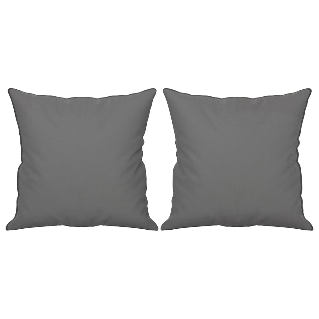 Canapé 2 places avec oreillers gris foncé 120 cm - XIOS