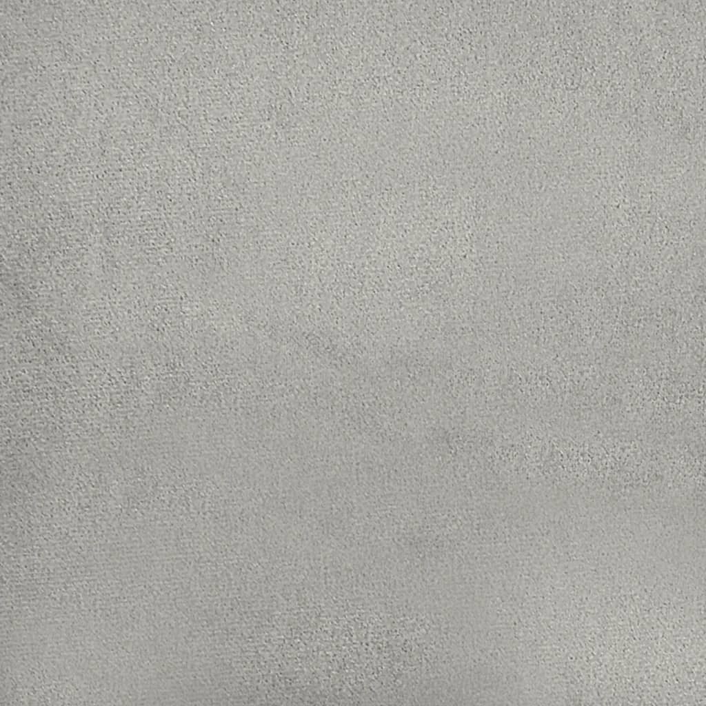 Canapé 2 places avec oreillers gris clair 140 cm - XIOS