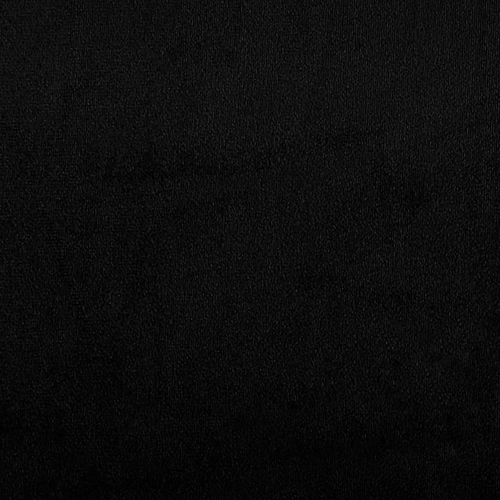 Canapé 2 places avec oreillers noir 140 cm tissu microfibre - XIOS