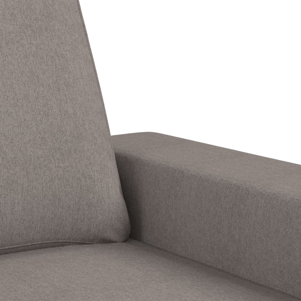 Fauteuil avec repose-pied Taupe 60 cm Tissu - XIOS