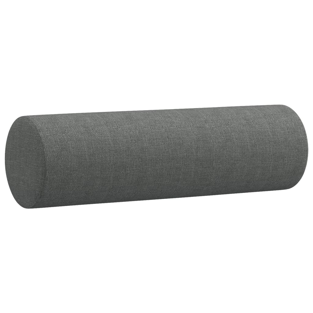 Ensemble de canapés 3 pcs coussins gris foncé tissu - XIOS