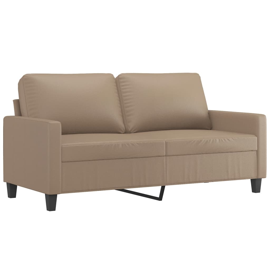 Ensemble de canapés 3 pcs avec coussins Cappuccino Similicuir - XIOS