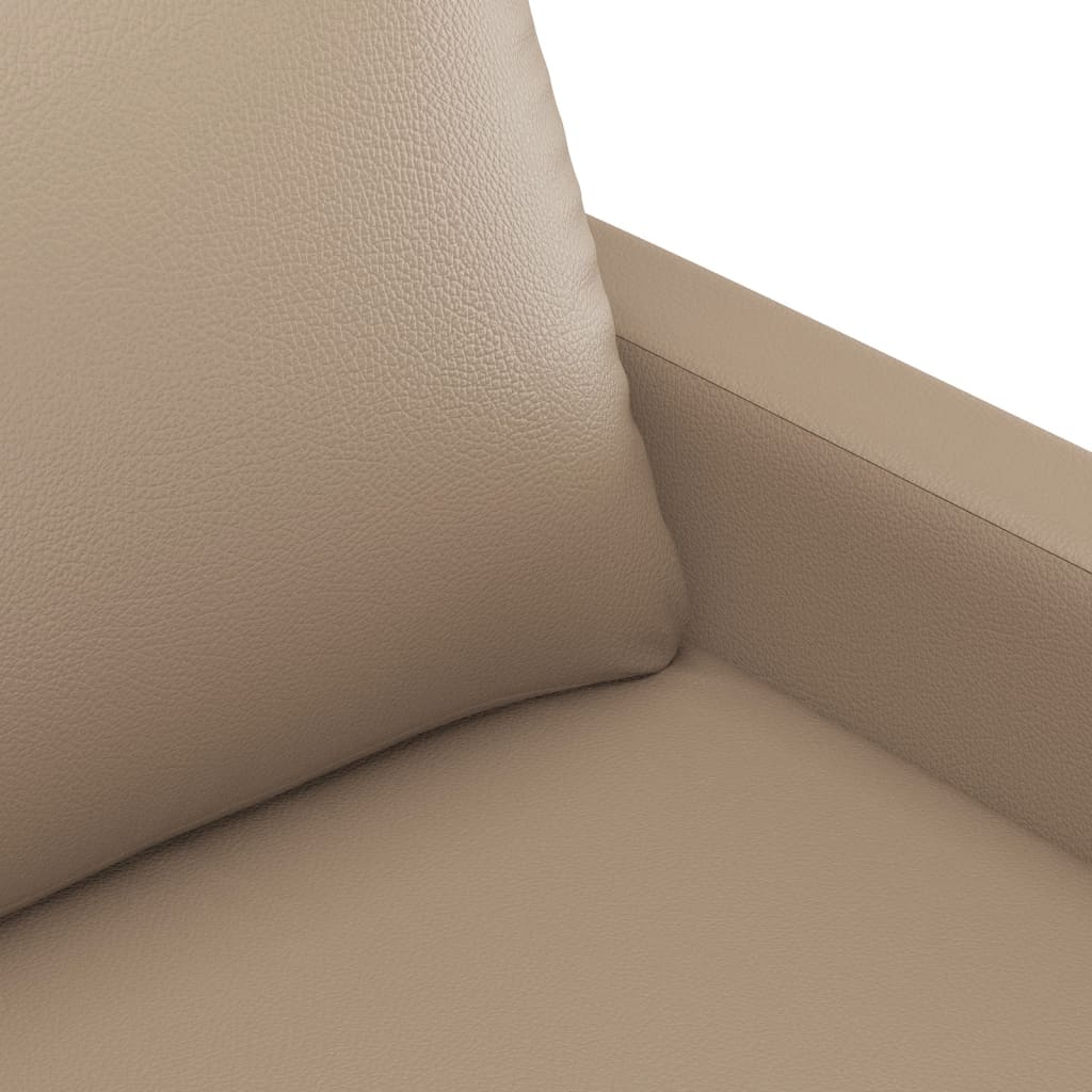 Ensemble de canapés 3 pcs avec coussins Cappuccino Similicuir - XIOS