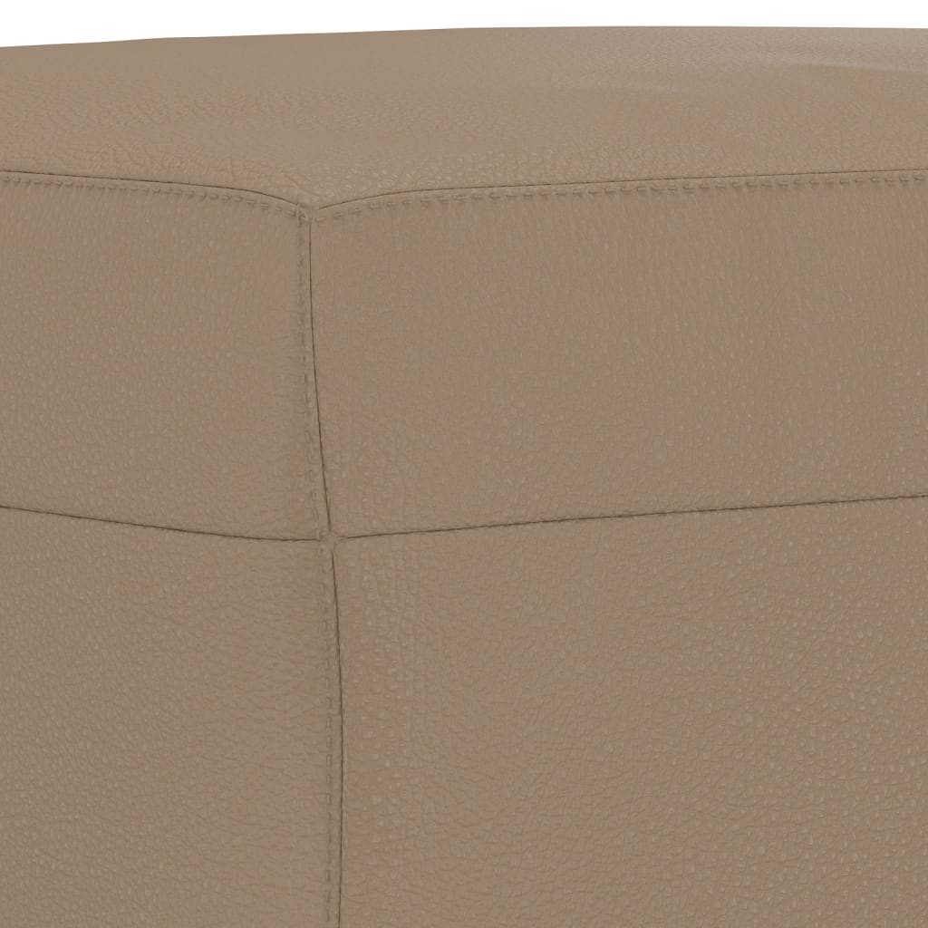 Ensemble de canapés 3 pcs avec coussins Cappuccino Similicuir - XIOS