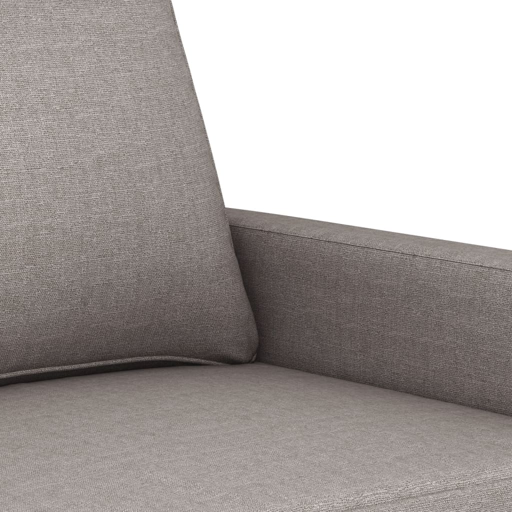 Ensemble de canapés 4 pcs avec coussins Taupe Tissu