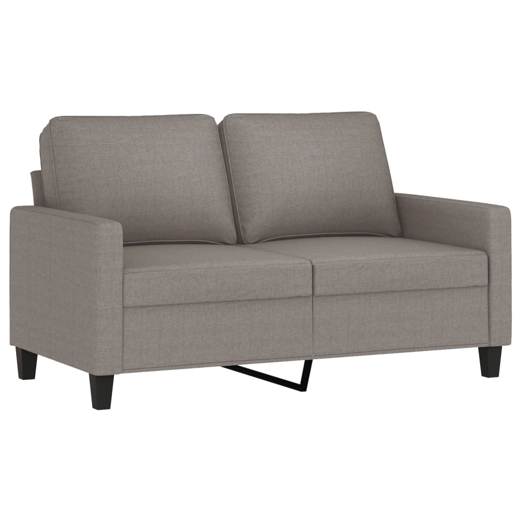 Ensemble de canapés 2 pcs avec coussins Taupe Tissu - XIOS
