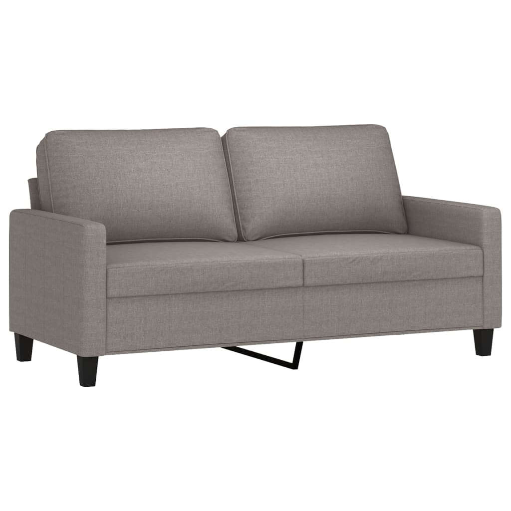 Ensemble de canapés 2 pcs avec coussins Taupe Tissu - XIOS