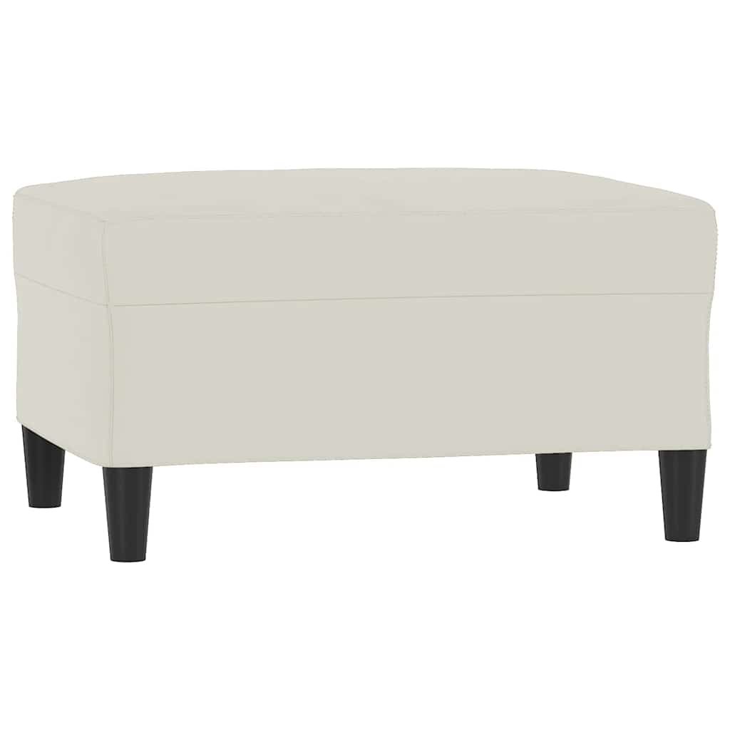 Ensemble de canapés 3 pcs avec coussins Crème Velours - XIOS