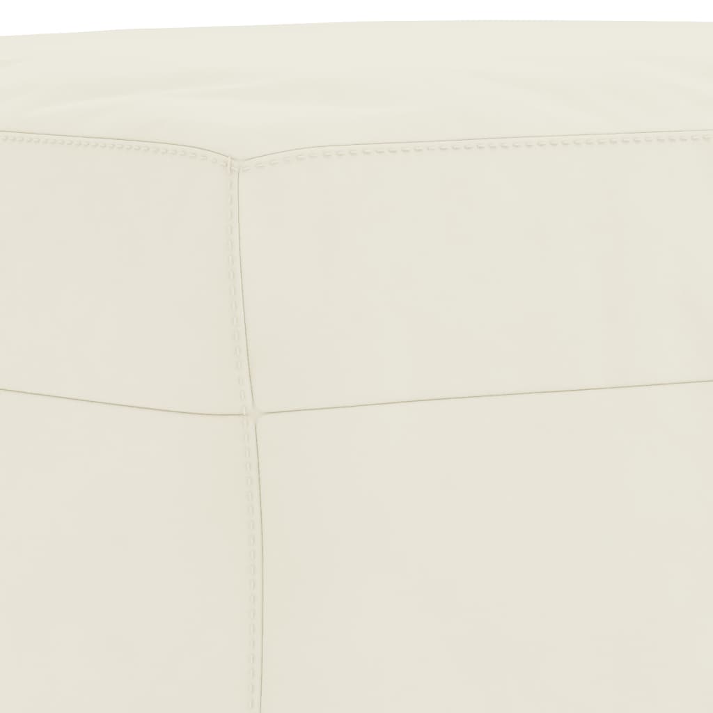 Ensemble de canapés 3 pcs avec coussins Crème Velours - XIOS