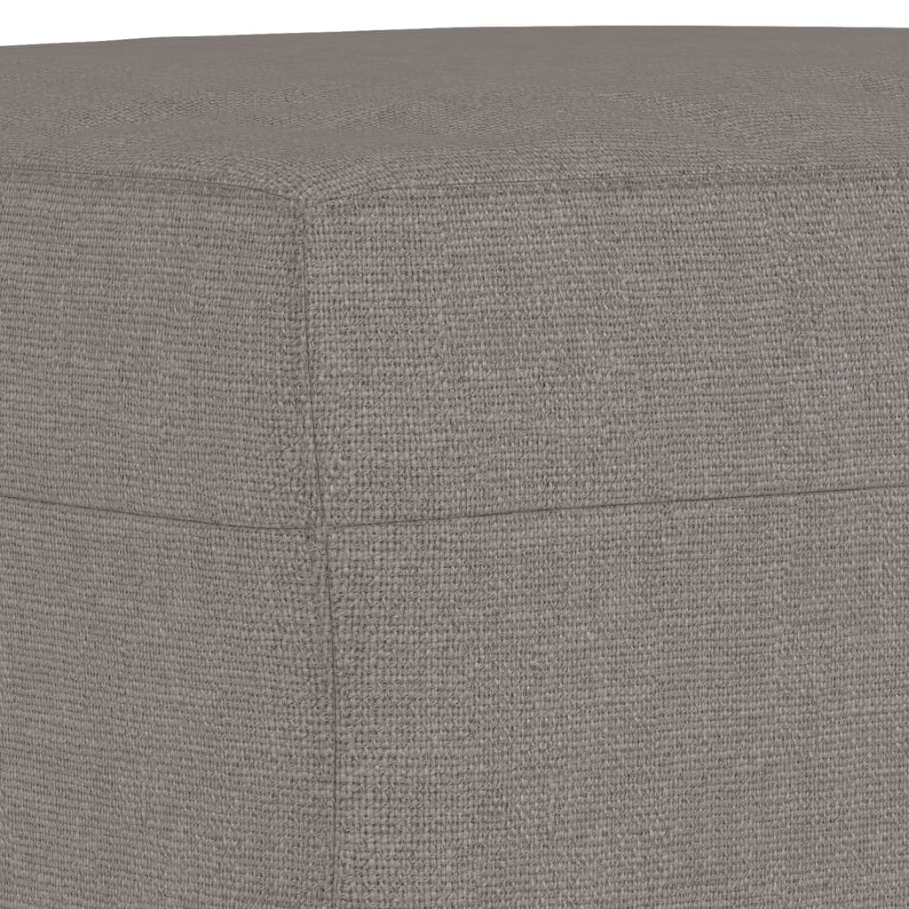 Ensemble de canapés 3 pcs avec coussins taupe tissu - XIOS