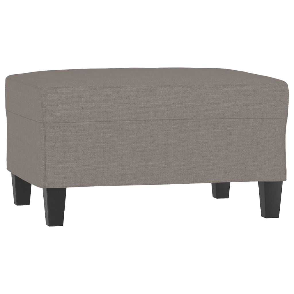 Ensemble de canapés 4 pcs avec coussins taupe tissu