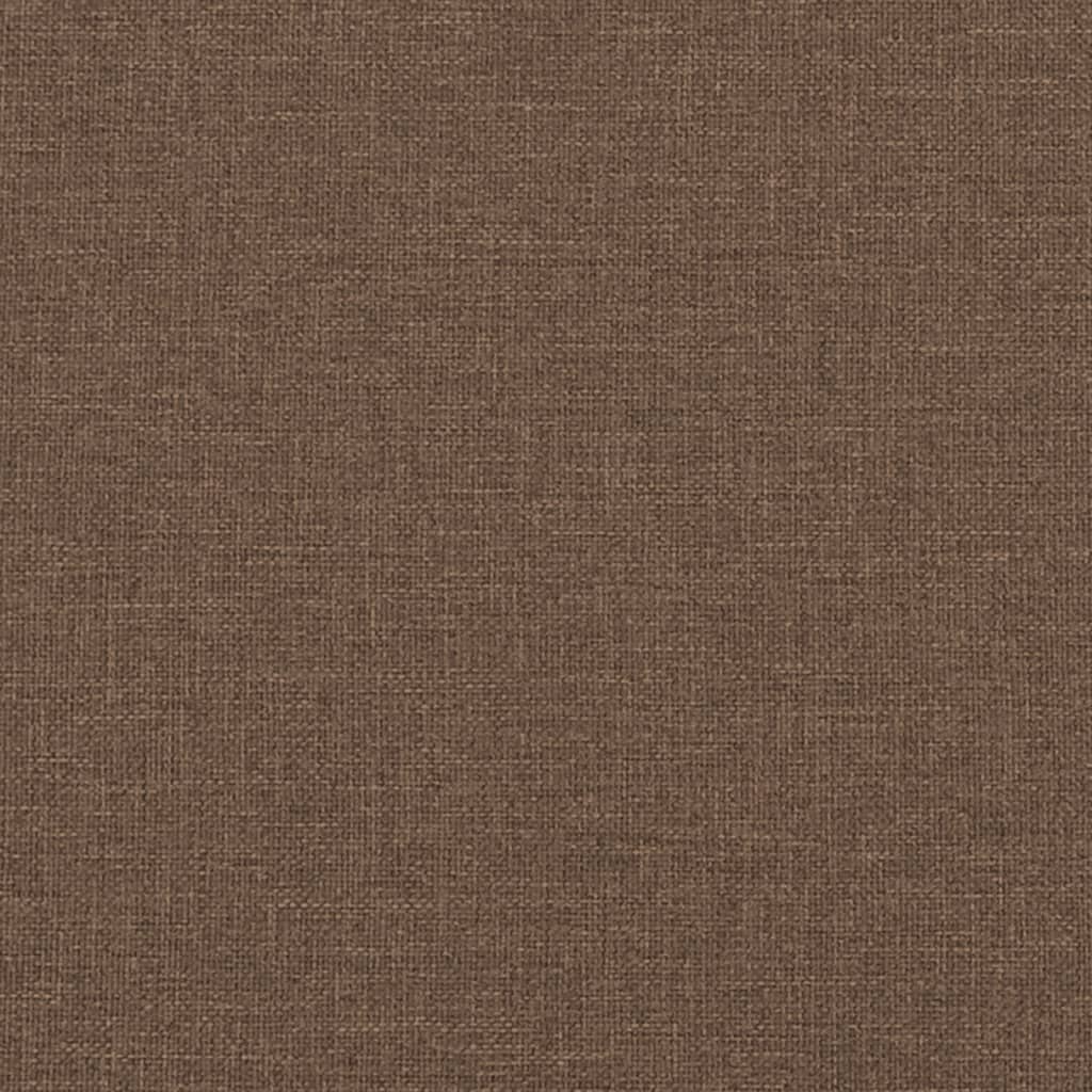 Ensemble de canapés 2 pcs avec coussins Marron Tissu - XIOS