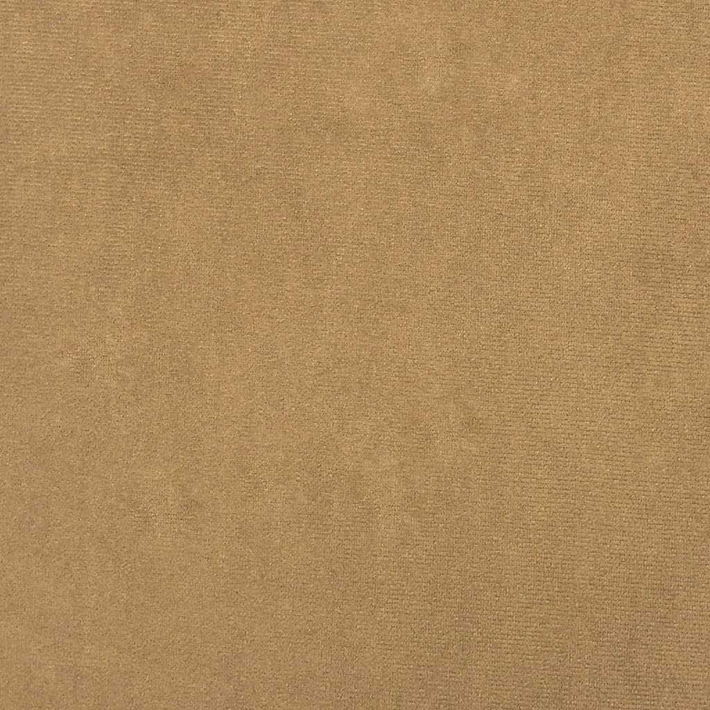 Ensemble de canapés 3 pcs avec coussins Marron Velours - XIOS