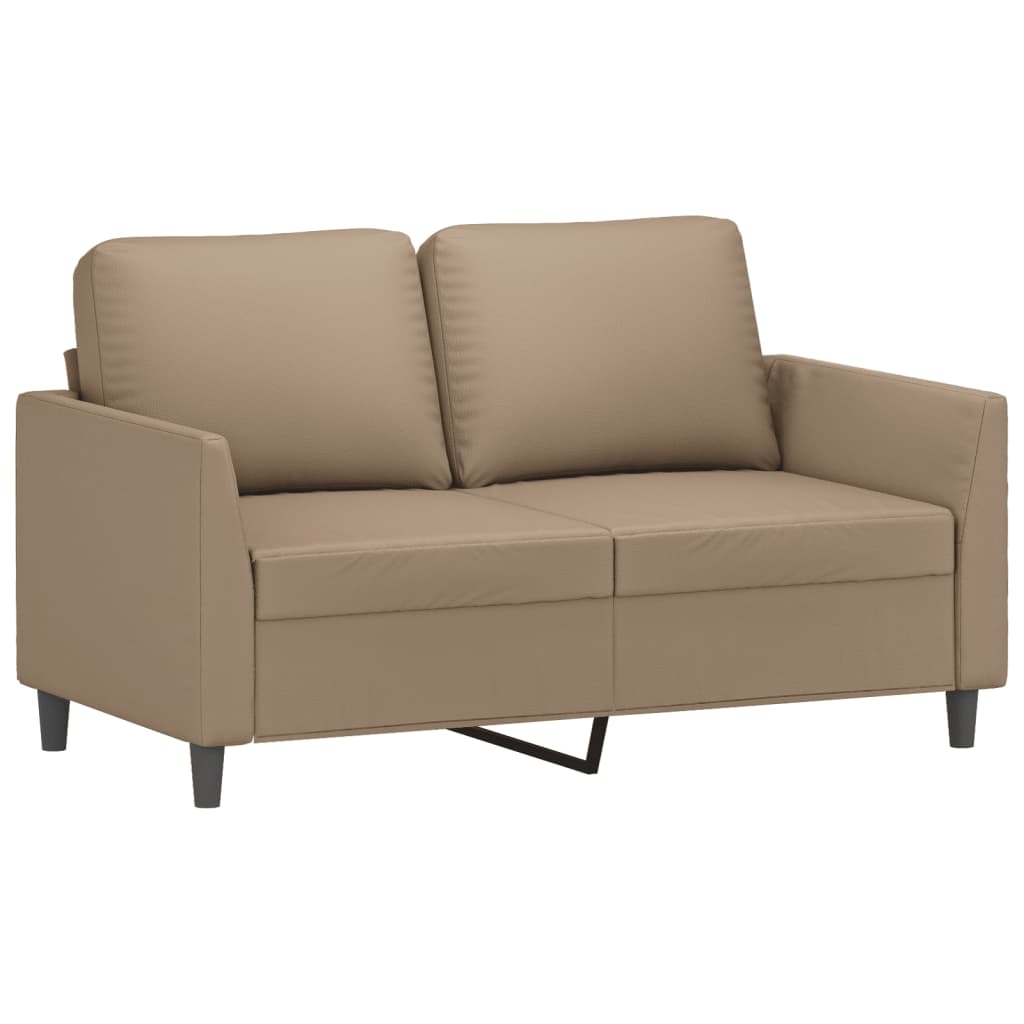 Ensemble de canapés 2 pcs avec coussins Cappuccino Similicuir - XIOS