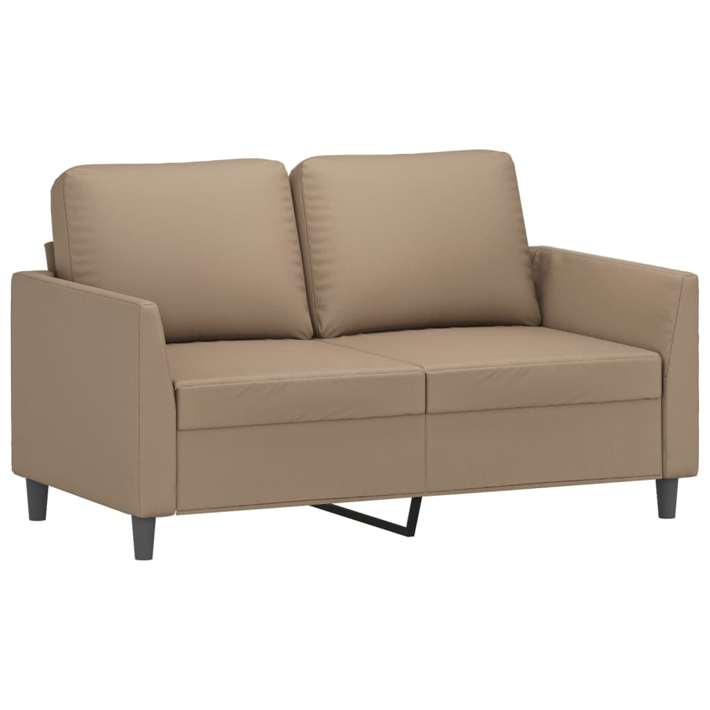 Ensemble de canapés 3 pcs avec coussins Cappuccino Similicuir - XIOS