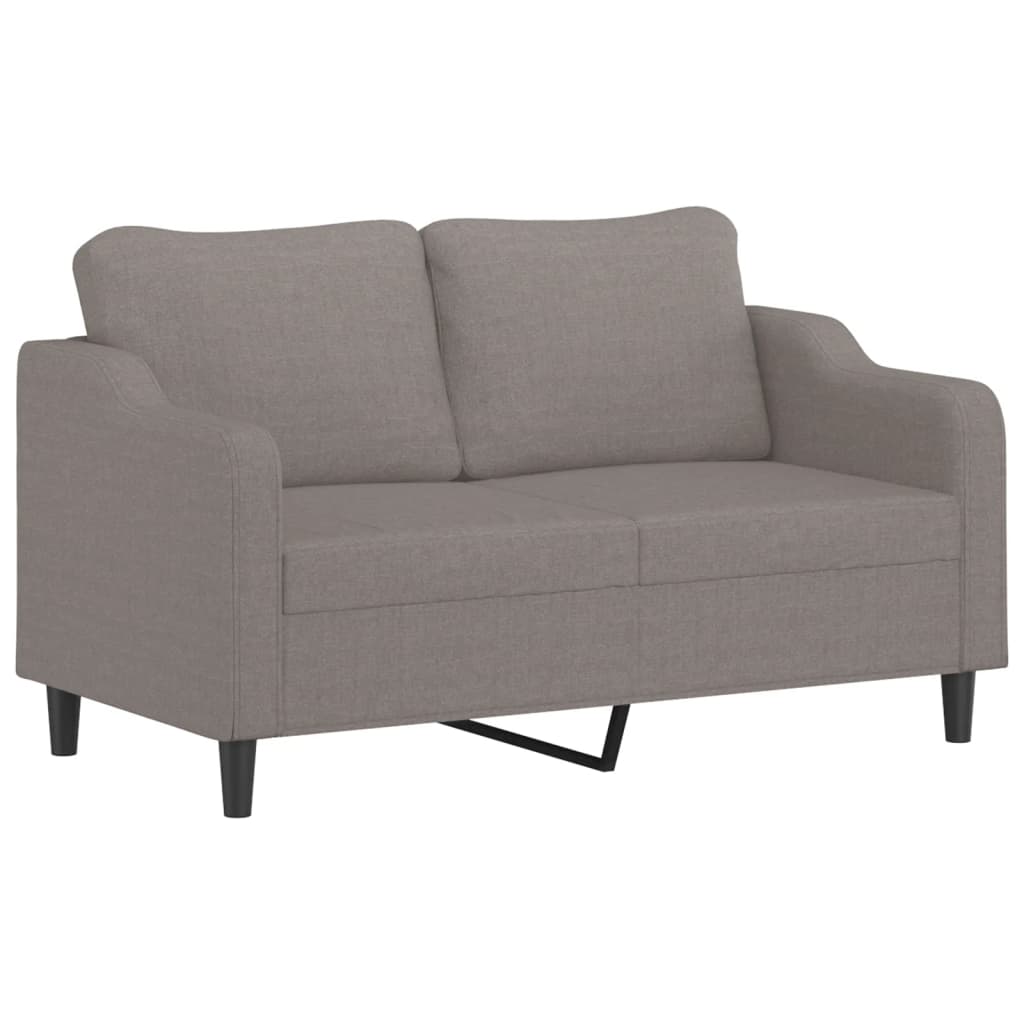 Ensemble de canapés 2 pcs avec coussins Taupe Tissu - XIOS