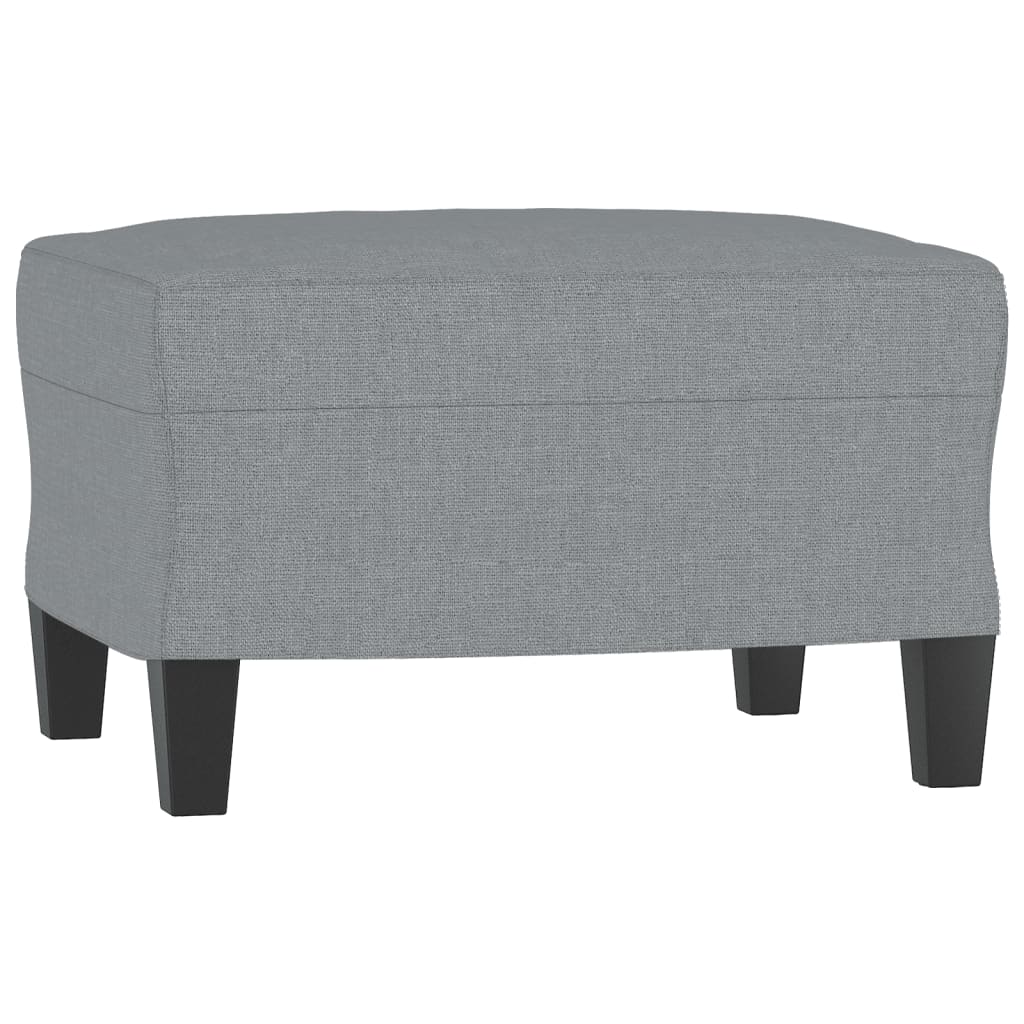 Ensemble de canapés 3 pcs avec coussins Gris clair Tissu - XIOS
