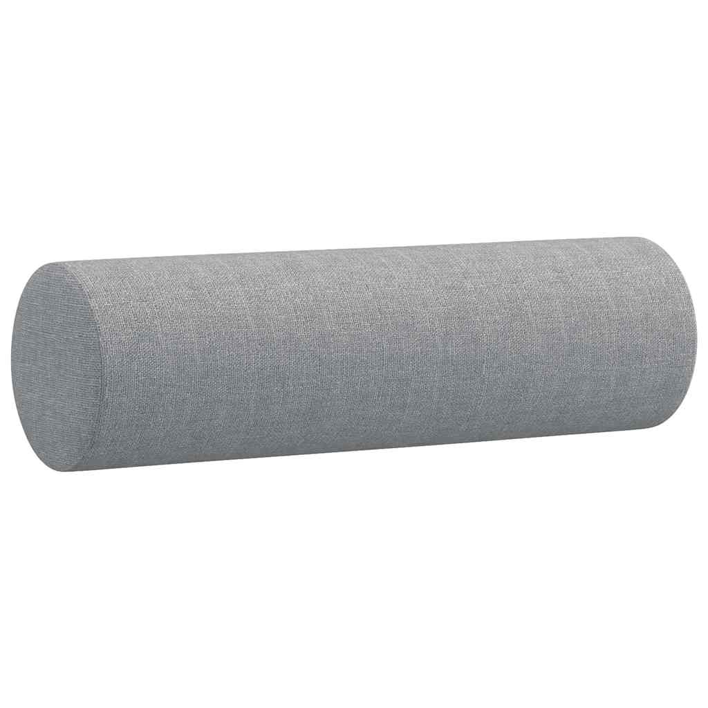 Ensemble de canapés 2 pcs coussins gris clair tissu - XIOS
