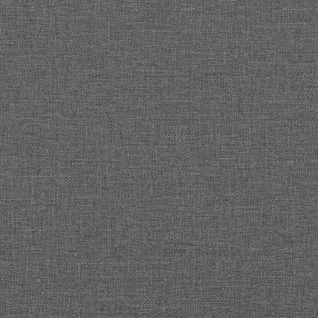 Ensemble de canapés 2 pcs avec coussins Gris foncé Tissu - XIOS